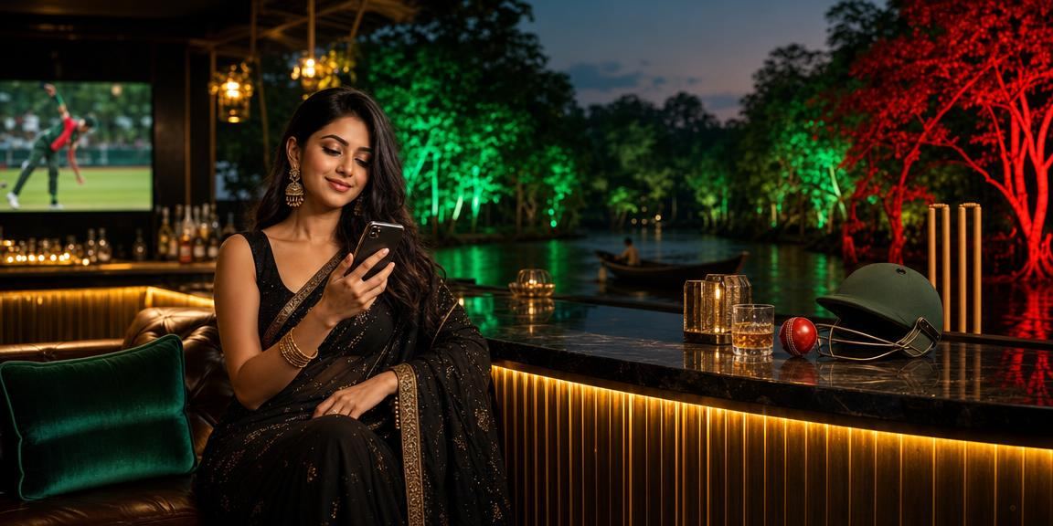 সিলেটে লাল-সবুজ পতাকার মাঝে ক্রিকেট বেটিং উপভোগের দৃশ্য